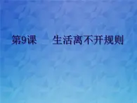 9《生活离不开规则 》PPT