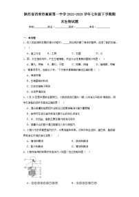 陕西省西安市高新第一中学2022-2023学年七年级下学期期末生物试题（含答案）