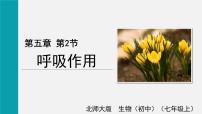 初中生物北師大版七年級上冊第2節(jié)  呼吸作用完美版課件ppt