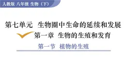 2025年春人教版生物八年級(jí)下冊(cè)教學(xué)課件 第7單元 第1章 第1節(jié) 植物的生殖