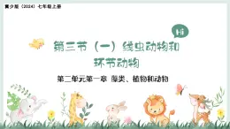 2.1.3（一）線蟲動物和環(huán)節(jié)動物（教學(xué)課件）——初中生物學(xué)冀少版（2024）七年級上冊