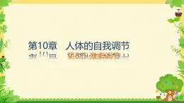 初中生物北師大版（2024）七年級下冊4.10.3 激素調節(jié) 課件