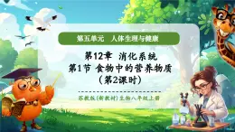 【新教材核心素養(yǎng)】蘇教版生物八年級上冊5.12.1《食物中的營養(yǎng)物質(zhì)》第2課時（教學(xué)課件）