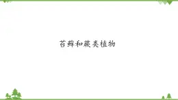 魯科版（五四學(xué)制）生物六年級下冊1.2《苔蘚和蕨類植物》ppt課件