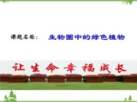 魯科版（五四學(xué)制）生物六年級下冊 第一章 綠色植物 復(fù)習(xí)ppt課件