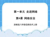 浙教版八年級(jí)信息技術(shù)上冊(cè)第一單元走進(jìn)網(wǎng)絡(luò)第4課網(wǎng)絡(luò)安全課件