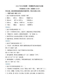 2021年江蘇省徐州市中考一模語文試題