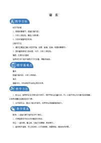 初中语文人教部编版 (五四制)九年级下册（2018）第二单元7 *溜索/阿城教案设计