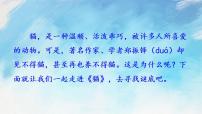 人教部編版七年級上冊第五單元16 貓一等獎?wù)f課課件ppt