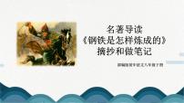 初中语文人教部编版八年级下册名著导读 《钢铁是怎样炼成的》：摘抄和做笔记多媒体教学课件ppt