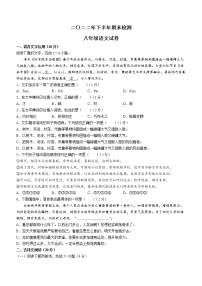 江西省吉安市遂川縣2022-2023學(xué)年八年級(jí)上學(xué)期期末語(yǔ)文試題