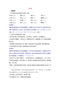 初中语文人教部编版八年级下册灯笼同步练习题
