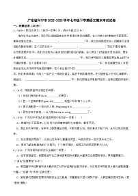 广东省兴宁市2022-2023学年七年级下学期语文期末考试试卷