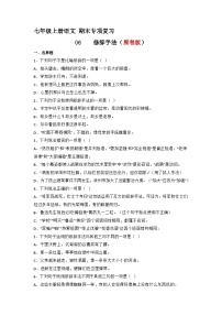 專題06  修辭手法（原卷版）2023-2024學(xué)年七年級語文上冊期末專項復(fù)習(xí)（部編通用版）