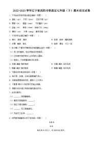 辽宁省沈阳市铁西区2022-2023学年七年级下学期期末语文试题