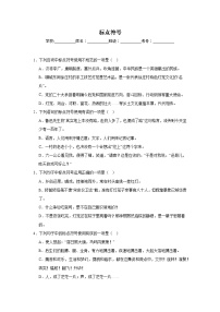 標(biāo)點(diǎn)符號(hào)期中專項(xiàng)練習(xí)試題  部編版語文八年級(jí)下冊(cè)