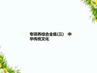 03-專項素養(yǎng)綜合全練(三)　中華傳統(tǒng)文化課件-2024版.五·四學(xué)制人教版.七年級上.語文同步