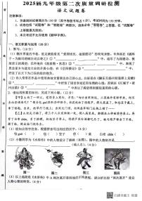 安徽省合肥市蜀山區(qū)琥珀教育集團(tuán)2024-2025學(xué)年九年級(jí)上學(xué)期12月月考語文試題  含答案