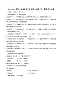2023-2024學(xué)年山東省青島市嶗山區(qū)七年級（下）期末語文試卷（含詳細(xì)答案解析）