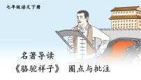 初中语文名著导读《骆驼祥子》：圈点与批注教学演示ppt课件