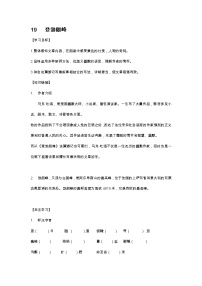 初中语文人教部编版八年级下册19*登勃朗峰优质导学案