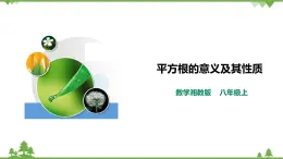湘教版数学八年级上册  3.1.1 平方根的意义及其性质（课件+教案+练习）