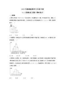 初中数学湘教版八年级下册5.2 频数直方图精品课后测评