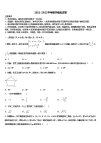 广东省广州三中学2022年中考数学模试卷含解析