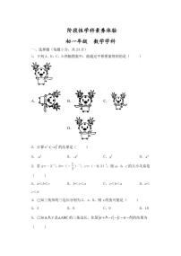望都县第二中学2021-2022学年七年级下学期阶段性学科素养数学试卷（PDF版）