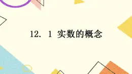 12.1《實(shí)數(shù)的概念》課件+教案