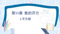 華師大版八年級(jí)上冊(cè)1 平方根課文ppt課件