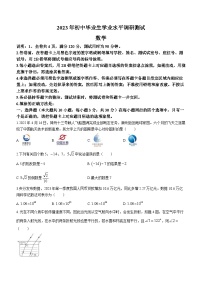 2023年广东省江门市台山市中考一模数学试卷（含答案）