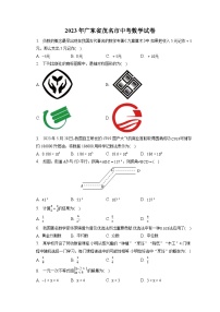 2023年廣東省茂名市中考數(shù)學(xué)試卷(含答案解析)