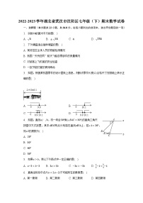 2022-2023学年湖北省武汉市汉阳区七年级（下）期末数学试卷（含解析）