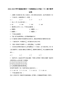 2022-2023学年福建省漳州一中碧湖校区七年级（下）期中数学试卷（含解析）
