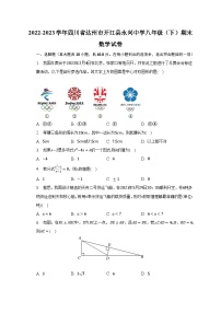2022-2023学年四川省达州市开江县永兴中学八年级（下）期末数学试卷（含解析）