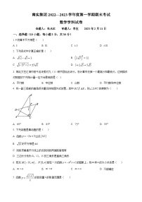 精品解析:廣東省深圳市南山實(shí)驗(yàn)教育集團(tuán)麒麟中學(xué)2022-2023學(xué)年八年級(jí)上學(xué)期期末數(shù)學(xué)試卷