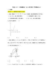 北师大版九年级数学下册 专题2.25 二次函数与一元二次方程（专项练习1）（附答案）