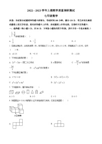 河南省鹤壁市部分学校联考2022-2023学年七年级上学期期末数学试题（原卷版+解析版）