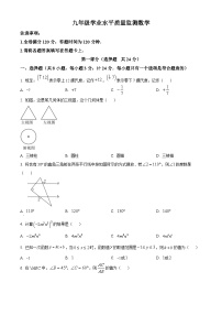 2024年陕西省部分学校中考二模数学试题（原卷版+解析版）