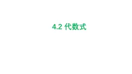 4.2 代數(shù)式 浙教版七年級數(shù)學上冊課件