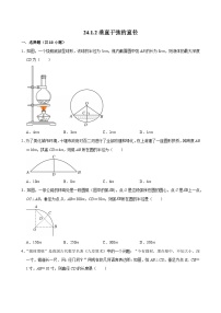 人教版九上數(shù)學(xué)第二十四章第二節(jié)垂直于弦的直徑  專題訓(xùn)練