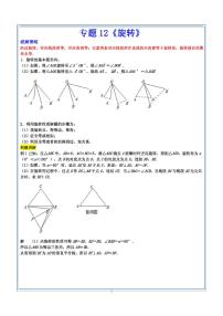 專題12 旋轉(zhuǎn)-2025年中考數(shù)學(xué)壓軸題破解策略講義