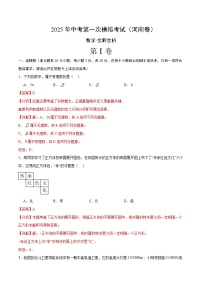 2025年中考第一次模擬考試卷：數(shù)學(xué)（河南卷）（解析版）