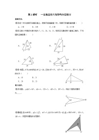 初中數(shù)學(xué)北師大版（2024）八年級(jí)上冊(cè)（2024）2 一定是直角三角形嗎優(yōu)秀第2課時(shí)精練