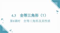 初中數(shù)學(xué)湘教版（2024）八年級(jí)上冊(cè)（2024）4.3 全等三角形公開課課件ppt