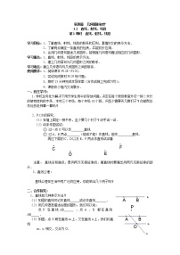 初中數(shù)學(xué)人教版七年級上冊4.2 直線、射線、線段第1課時(shí)導(dǎo)學(xué)案