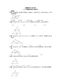 湘教版八年级下册2.4 三角形的中位线课时训练
