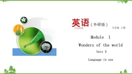 1.3 Unit 3 Language in use-外研版九年級英語上冊  同步教學(xué)課件