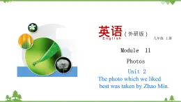 11.2 Unit 2 The photo which we liked best wastaken by Zhao Min-外研版九年級英語上冊  同步教學(xué)課件